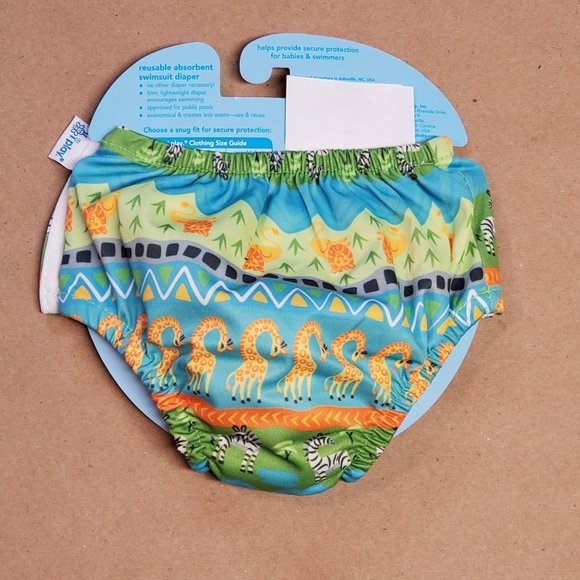 I-Play Swimsuit Diaper 12 Months Green - Picture 2 of 6